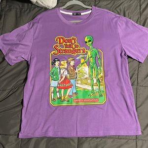 Large Purple Graphic Tee
